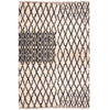 Neri Black and Off White Rug Model DOV04816