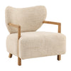 Daria Cream and Natural Occasional ChairModel DOV04871-CREM