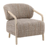 Revere Taupe and Whitewash Occasional ChairModel DOV04872-GING