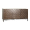 Lester Dark Brown Finish and Gunmetal Base Sideboard Model DOV10350DB