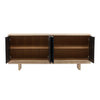 Pierre Black and Light Natural Sideboard Model DOV10397-BLCK