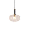 Pixley Matte Black and Brass Plated Pendant LightModel DOV10559