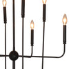 Weasley Matte Black Finish Chandelier Model DOV10563