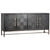 Strauss Antique Black and Antique Brass Copper Finish Sideboard Model DOV10675