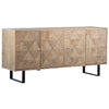 Bromely Natural Weathered Finish Sideboard Model DOV10681