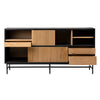 Modesto Black and Natural Finish Sideboard Model DOV10708