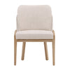 Jacquelyn Beige and Light Natural Dining ChairModel DOV10793-OFWT