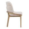 Jacquelyn Beige and Light Natural Dining ChairModel DOV10793-OFWT