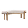 Ella Beige and Natural Bench Model DOV10795-LTNT