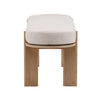 Ella Beige and Natural Bench Model DOV10795-LTNT