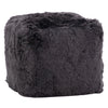 Shorn Charcoal Pouf Model DOV11046