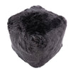 Shorn Charcoal Pouf Model DOV11046