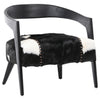 Liara Natural Black and White Finish Occasional ChairModel DOV11578BK