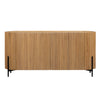 Tala Natural Finish with Black Metal Legs Sideboard Model DOV11649