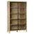 Sanna Natural Finish and Black Metal Accents Cabinet Model DOV11651