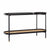 Petras Black with Natural Rattan Finish Console TableModel DOV11684