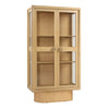 Crispina Natural and Brass Pulls Cabinet Model DOV11691-NATL