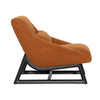 Natasha Rust and Black Legs Occasional ChairModel DOV11694-RUST