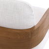 Maravi Beige and Natural Occasional ChairModel DOV11695-BEIG