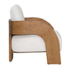 Maravi Beige and Natural Occasional ChairModel DOV11695-BEIG