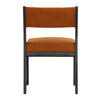 Elijah Rust and Black Dining Chair Set Of 2 Model DOV11697-RUST