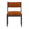 Elijah Rust and Black Dining Chair Set Of 2 Model DOV11697-RUST