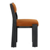 Elijah Rust and Black Dining Chair Set Of 2 Model DOV11697-RUST