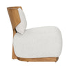 Montrose Beige and Natural Occasional ChairModel DOV11698-BEIG