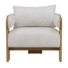 Brandi Beige and Natural Occasional ChairModel DOV11702-BEIG