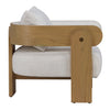 Brandi Beige and Natural Occasional ChairModel DOV11702-BEIG