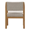 Deanna Beige and Natural Dining ChairModel DOV11703-BEIG