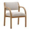 Deanna Beige and Natural Dining ChairModel DOV11703-BEIG