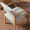 Deanna Beige and Natural Dining ChairModel DOV11703-BEIG