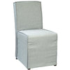 Hartne Light Blue Finish Dining ChairModel DOV12093