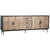 Hagen Black and Antique Brown Wood Finish Sideboard Model DOV12104