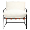 Aliza White Upholstery Occasional ChairModel DOV12203