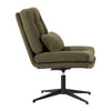 Branca Forest Green and Black Base Occasional ChairModel DOV12208-FRST