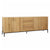 Ezekiel Natural Oak Veneer with Black Base Sideboard Model DOV12227