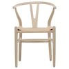 Renault Light Bleached Natural Finish Dining ChairModel DOV13166