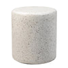 Adriti Off White Terrazzo Outdoor Side Table Model DOV14572