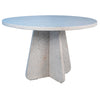 Jenson Off White Terrazzo with Sealed Finish Outdoor Dining Table Model DOV14584