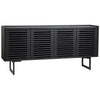 Moblin Matte Black Finish Sideboard Model DOV15090