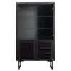 Moblin Matte Black Finish Cabinet Model DOV15092