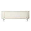 Corden Antique White Wash Sealed Finish with Black Legs and Hardware Sideboard Model DOV15097