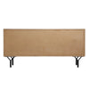 Boise Natural and Black Legs Sideboard Model DOV15108-NATL