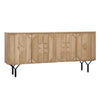 Boise Natural and Black Legs Sideboard Model DOV15108-NATL