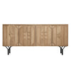 Boise Natural and Black Legs Sideboard Model DOV15108-NATL