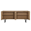 Boise Natural and Black Legs Sideboard Model DOV15108-NATL