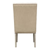 Diana Light Sand Upholstery and Light Warm Wash Wood Legs Dining ChairModel DOV1533