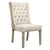 Diana Light Sand Upholstery and Light Warm Wash Wood Legs Dining ChairModel DOV1533